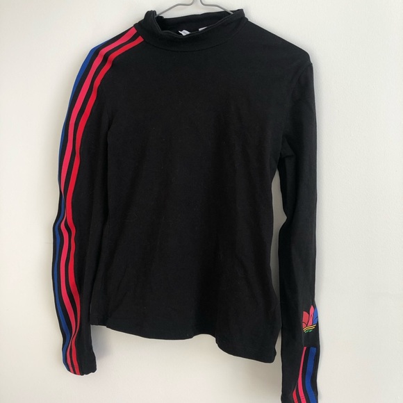 Adidas Mock Neck Fitted Long Sleeve (S) - Picture 4 of 8